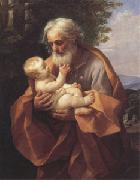 Guido Reni Joseph with the christ child in His Arms (san 05) France oil painting artist